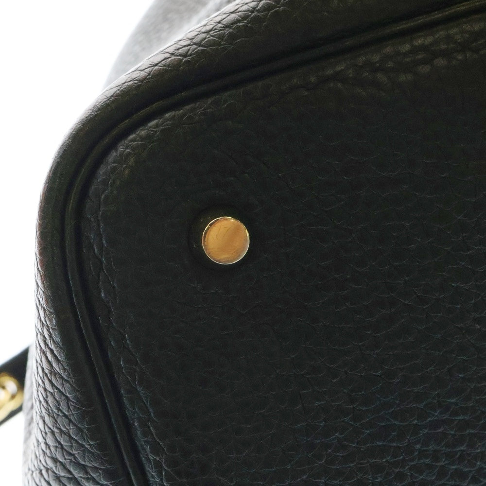 HERMES(エルメス) ピコタン MM トリヨンクレマンス C刻印 ゴールド金具 ハンドバッグ ブラック