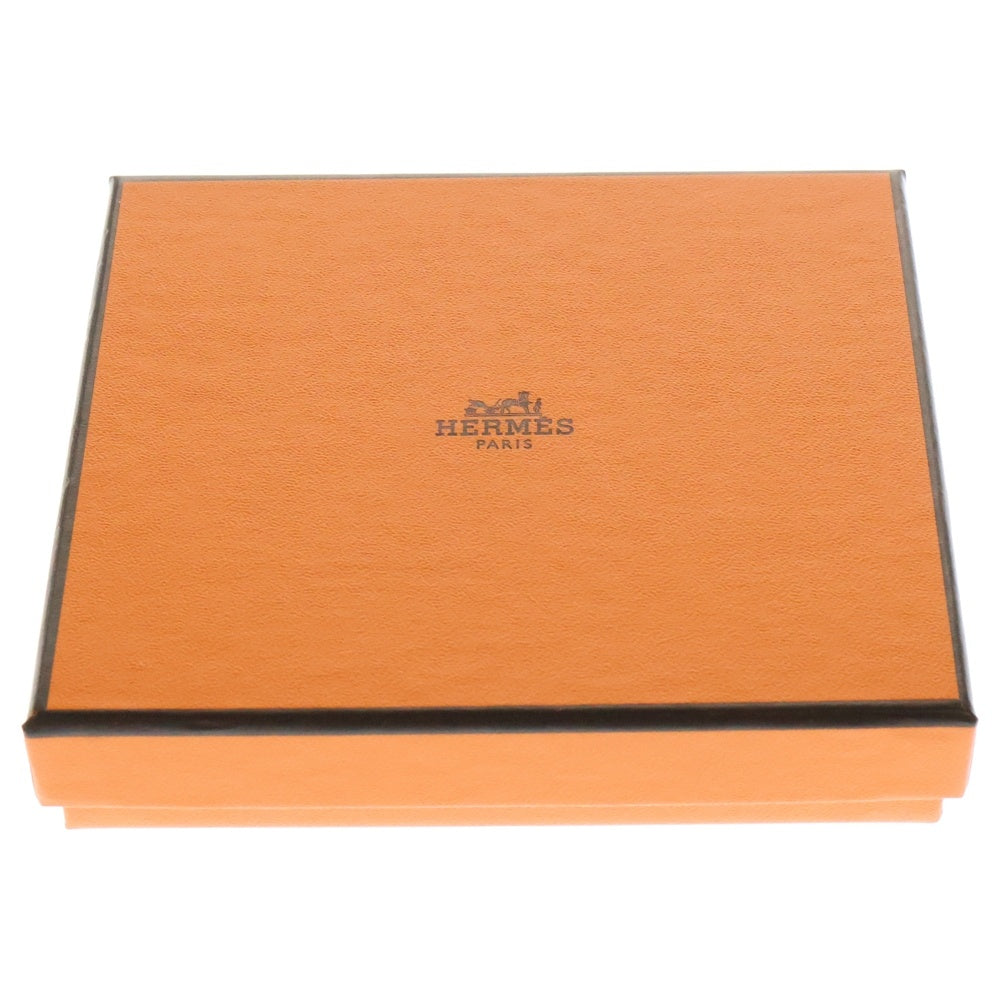 HERMES(エルメス) アザップ シルクイン コンパクト ウォレット 財布 Z刻印 シルバー金具 ブラウン