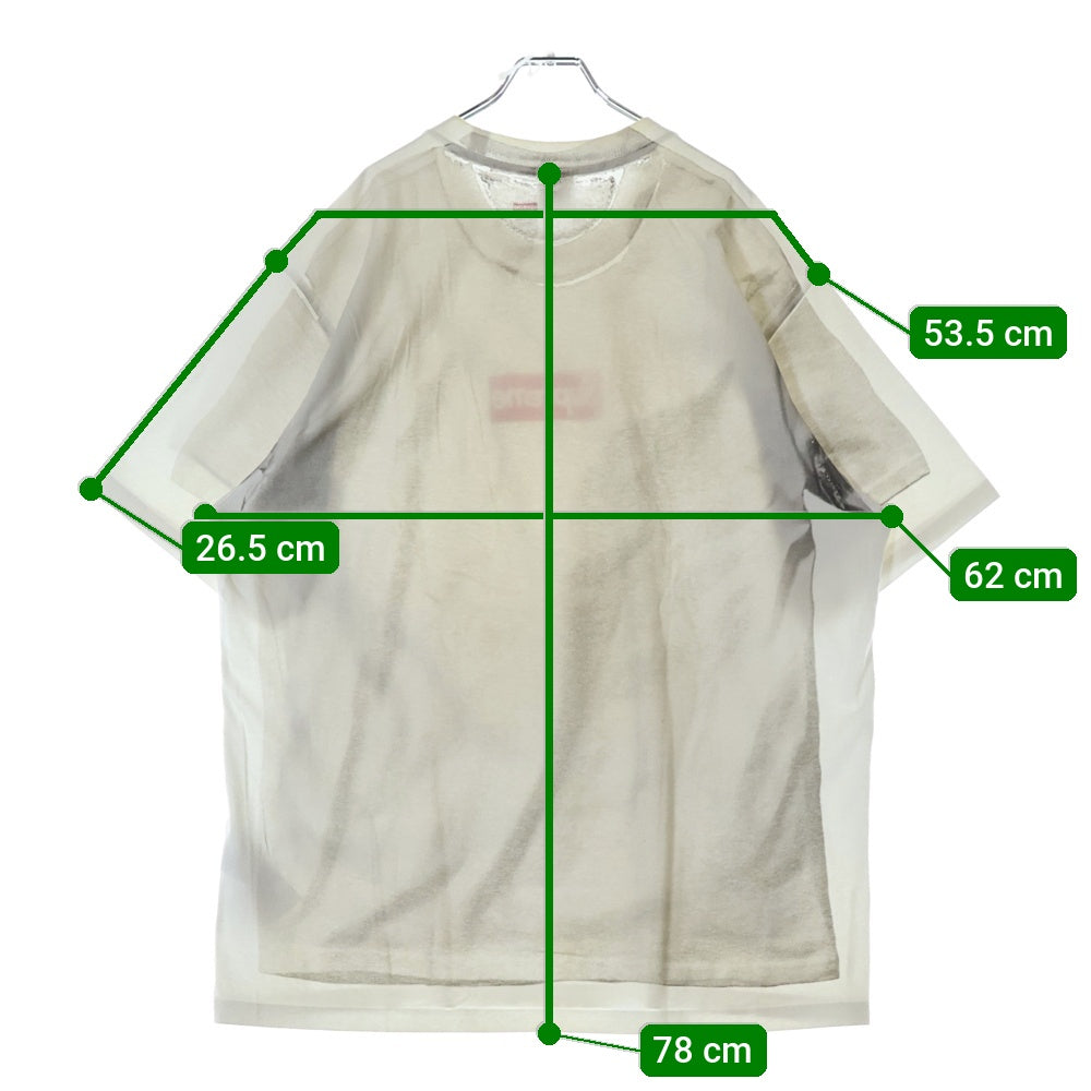 SUPREME(シュプリーム) 24SS ×MM6 Maison Margiela Box Logo Tee エムエムシックス メゾンマルジェラ ボックスロゴプリント 半袖Tシャツ カットソー ホワイト