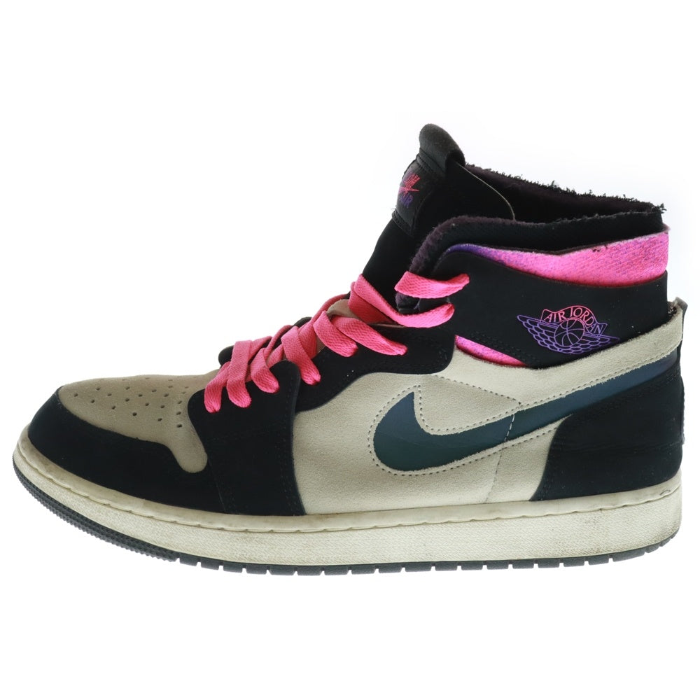 NIKE(ナイキ) ×PSG AIR JORDAN 1 HIGH ZOOM AIR COMFORT Paris Saint Germain エアジョーダン1 パリサンジェルマン ハイカットスニーカー パープル US10.5/28.5cm DB3610-105
