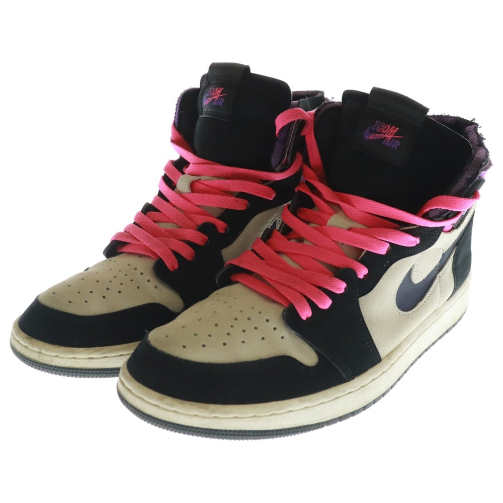 NIKE(ナイキ) ×PSG AIR JORDAN 1 HIGH ZOOM AIR COMFORT Paris Saint Germain エアジョーダン1 パリサンジェルマン ハイカットスニーカー パープル US10.5/28.5cm DB3610-105