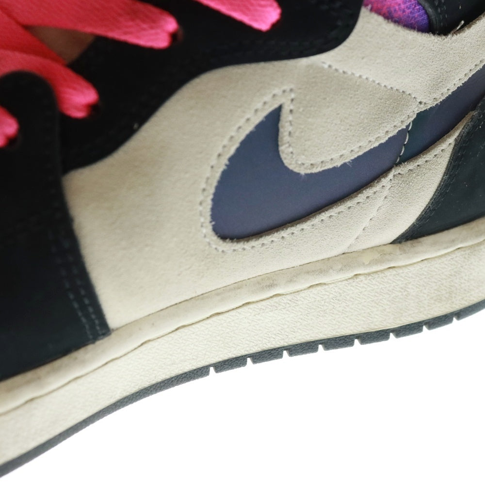 NIKE(ナイキ) ×PSG AIR JORDAN 1 HIGH ZOOM AIR COMFORT Paris Saint Germain エアジョーダン1 パリサンジェルマン ハイカットスニーカー パープル US10.5/28.5cm DB3610-105
