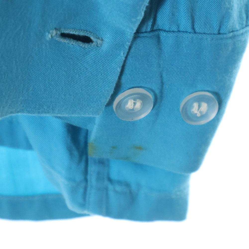 VINTAGE(ヴィンテージ) 50-60S VINTAGE ヴィンテージ チェーンステッチ刺繍 長袖ボウリングシャツ ライトブルー