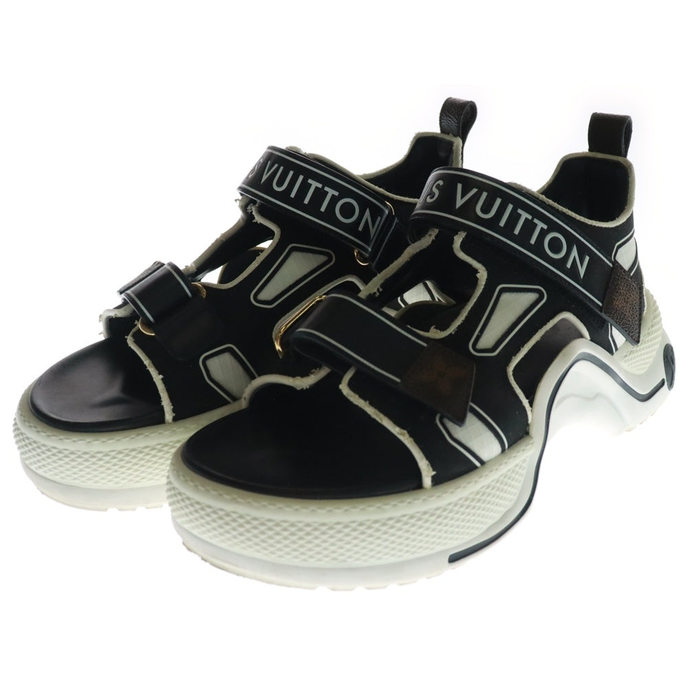 LOUIS VUITTON(ルイヴィトン) アークライトライン モノグラム サンダル ミュール ブラック CL0220 レディース