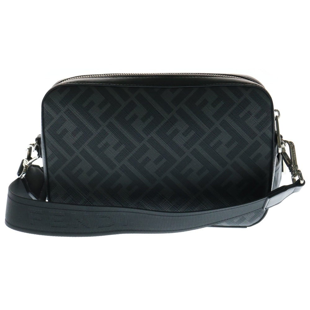 FENDI(フェンディ) ダイアゴナル カメラケース ズッカ ショルダーバッグ ブラック 7M0286