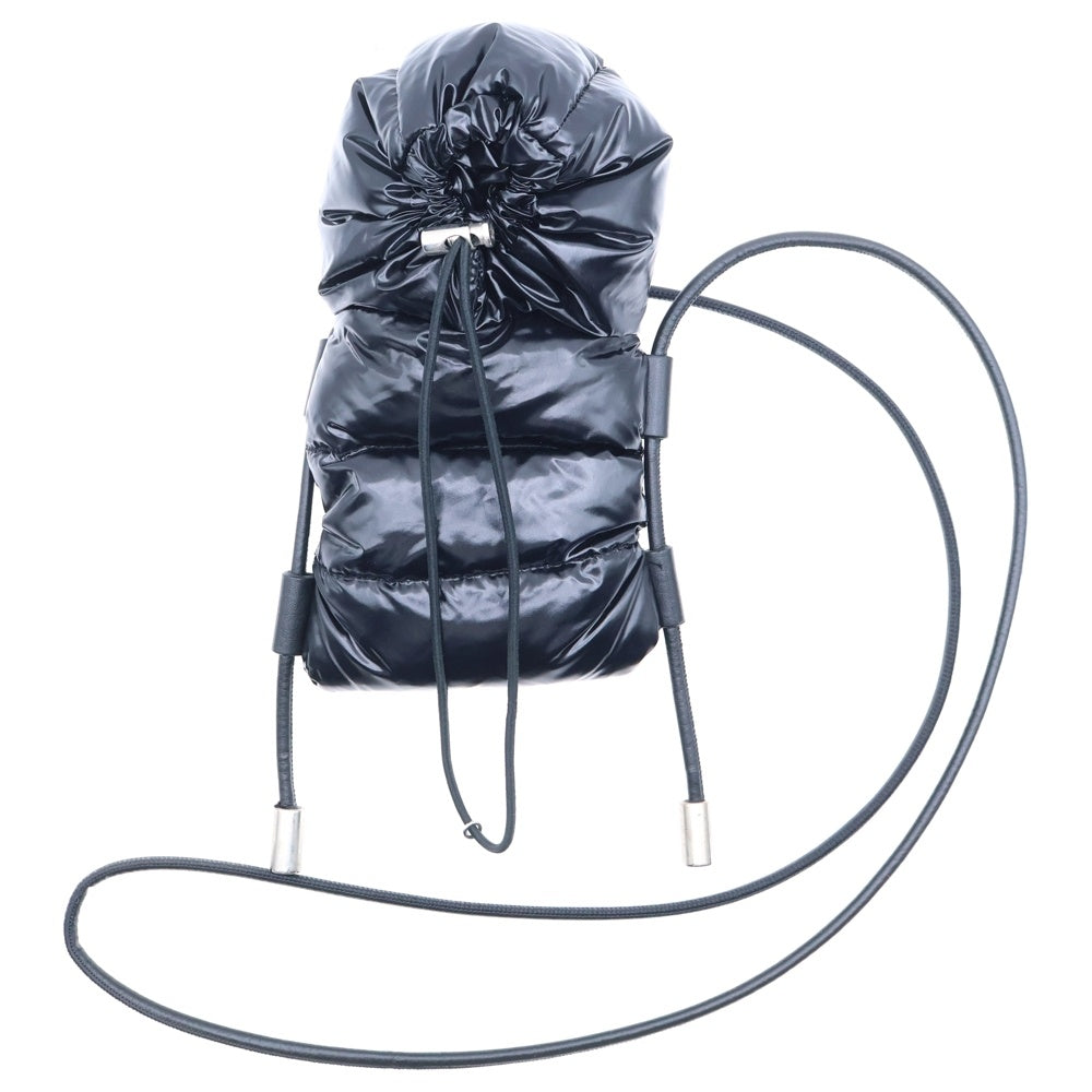 MONCLER(モンクレール) ネックストラップ ダウン フォンホルダー ブラック レディース