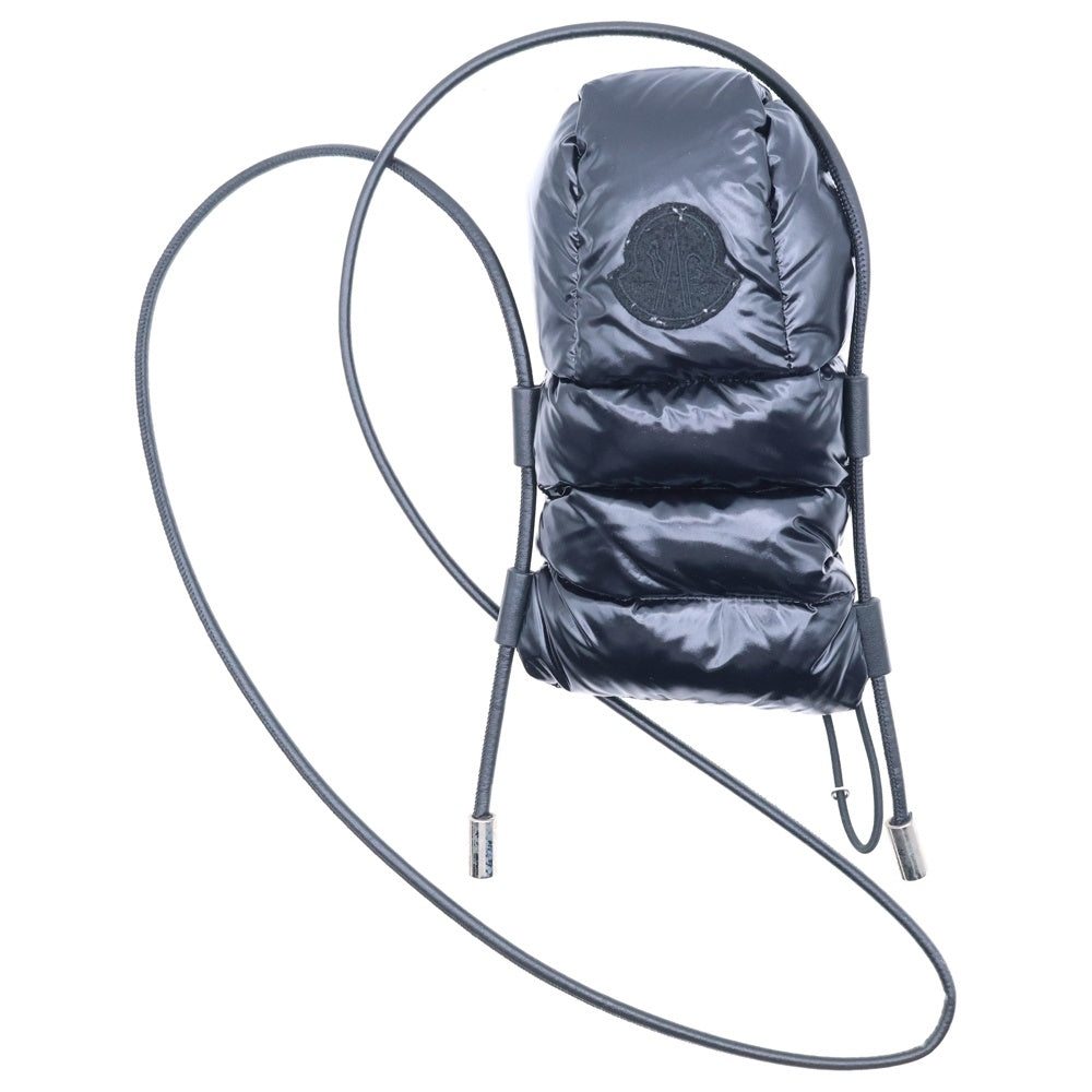 MONCLER(モンクレール) ネックストラップ ダウン フォンホルダー ブラック レディース