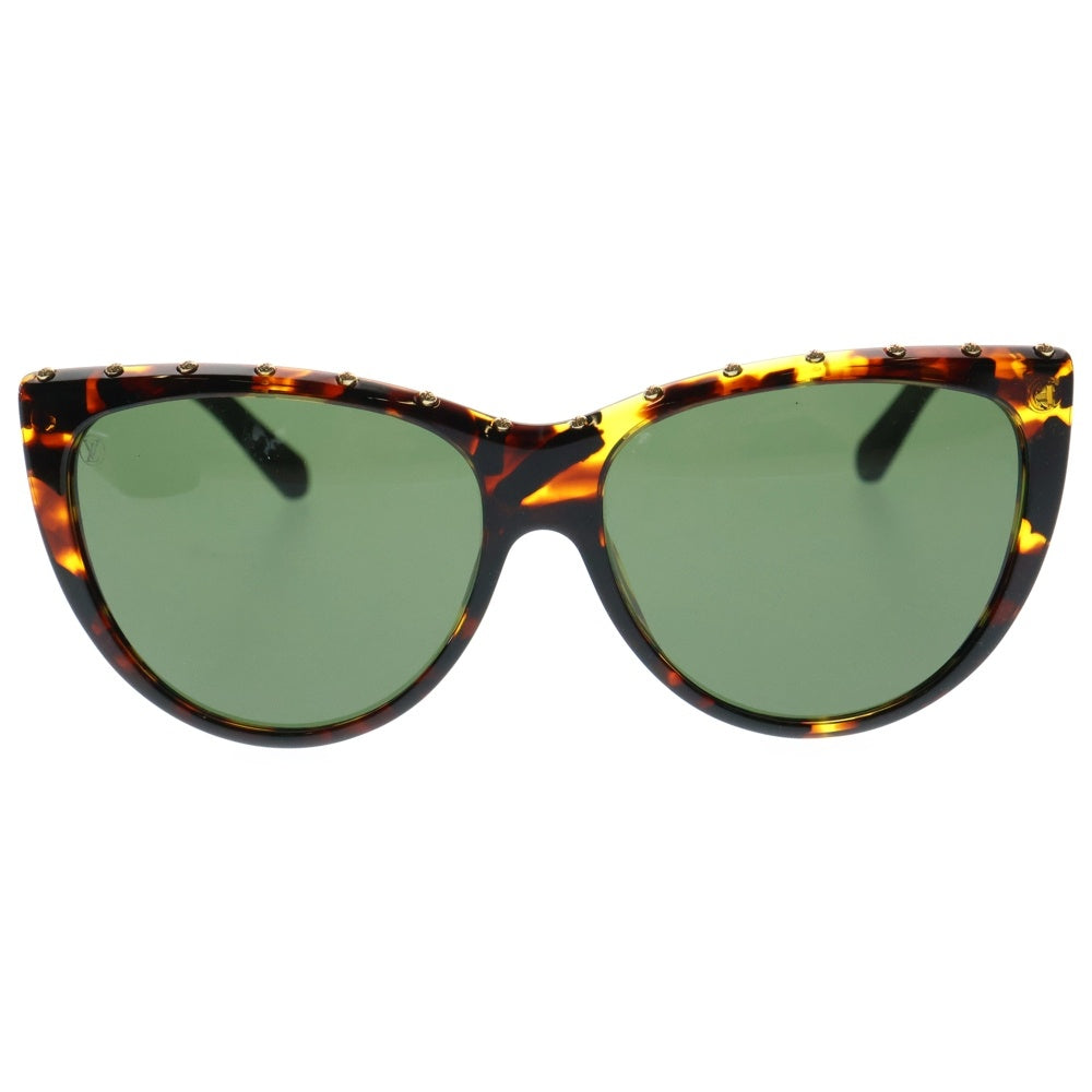 LOUIS VUITTON(ルイヴィトン) ラブーム キャットアイシェイプ フレーム サングラス メガネ アイウェア ブラウン/ゴールド Z1038E レディース
