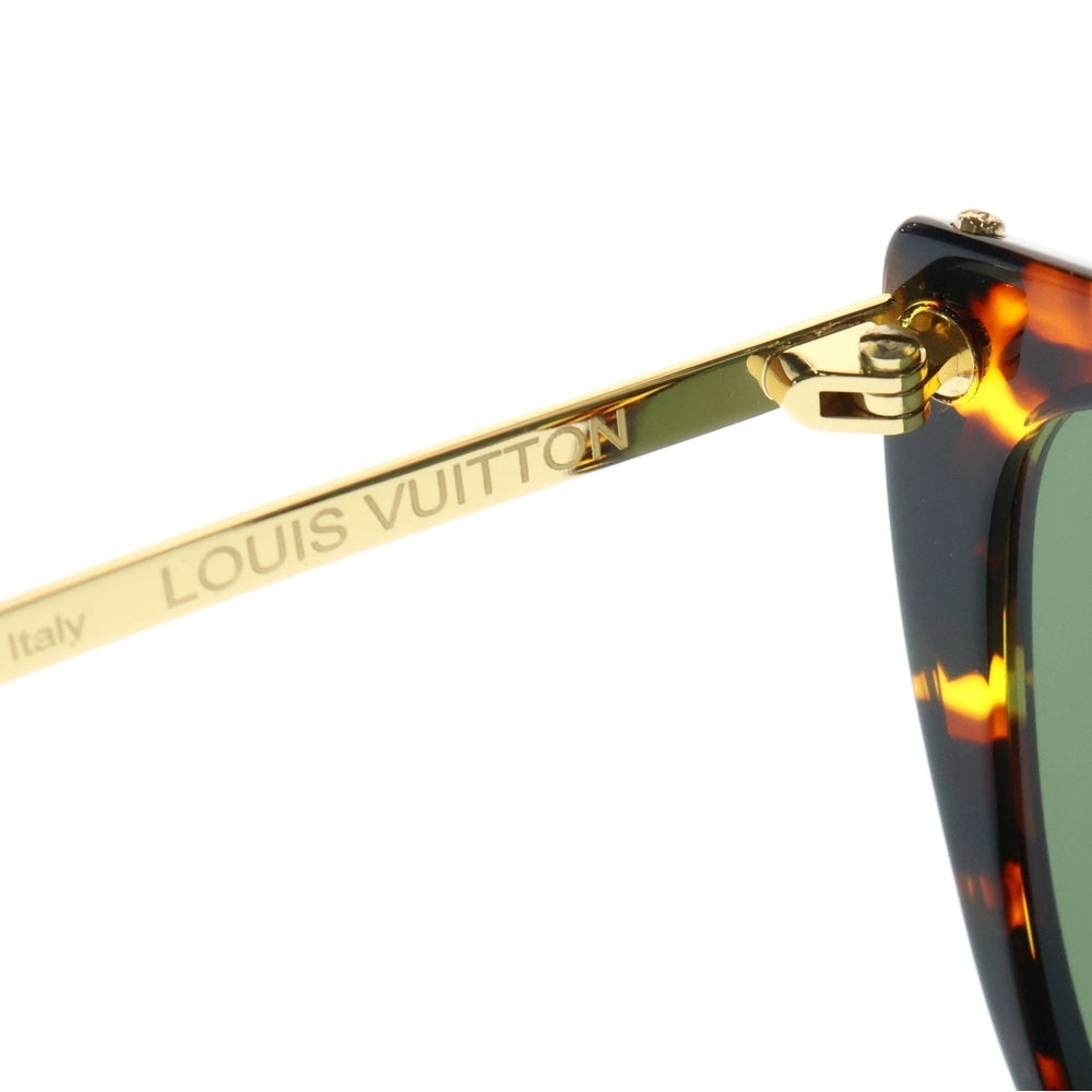 LOUIS VUITTON(ルイヴィトン) ラブーム キャットアイシェイプ フレーム サングラス メガネ アイウェア ブラウン/ゴールド Z1038E レディース