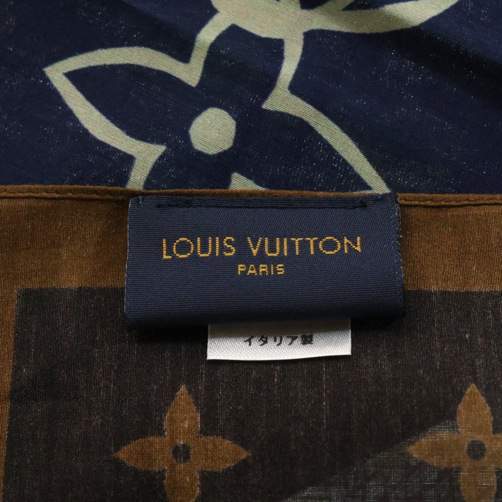 LOUIS VUITTON(ルイヴィトン) エトール モノグラム ウール シルク ストール ブラウン QB0261 MP3127
