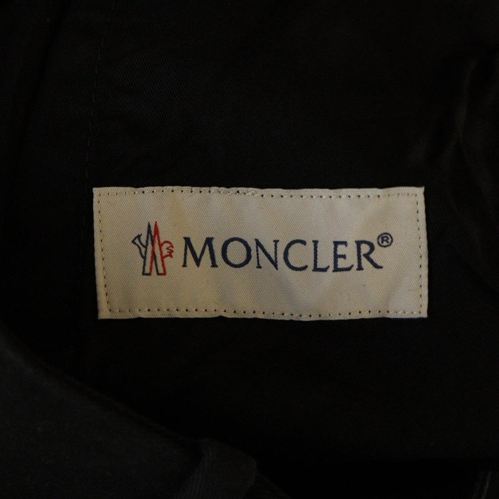 MONCLER(モンクレール) 22AW サイドライン バイカラー ロングパンツ ブラック/レッド H20912A00012 596BS