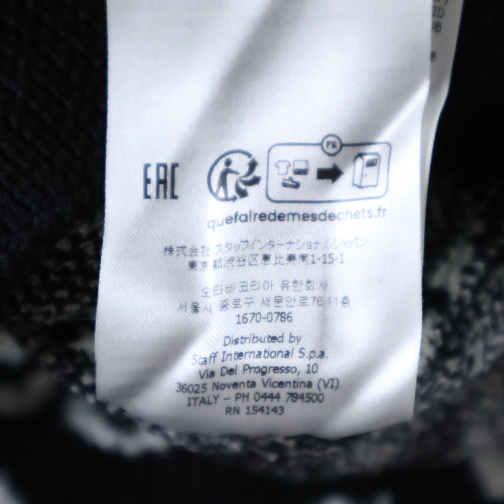 DSQUARED2(ディースクエアード) D2 POP 80S COOL FIT CREWNECK 総柄 クルーネックニットセーターブラック S75HA1246 S18438 レディース