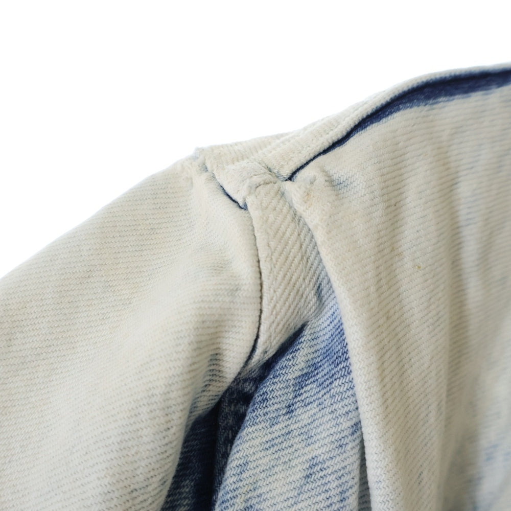 Y/PROJECT(ワイプロジェクト) ドッキング ブリーチデニムジャケット ホワイト/ブルー