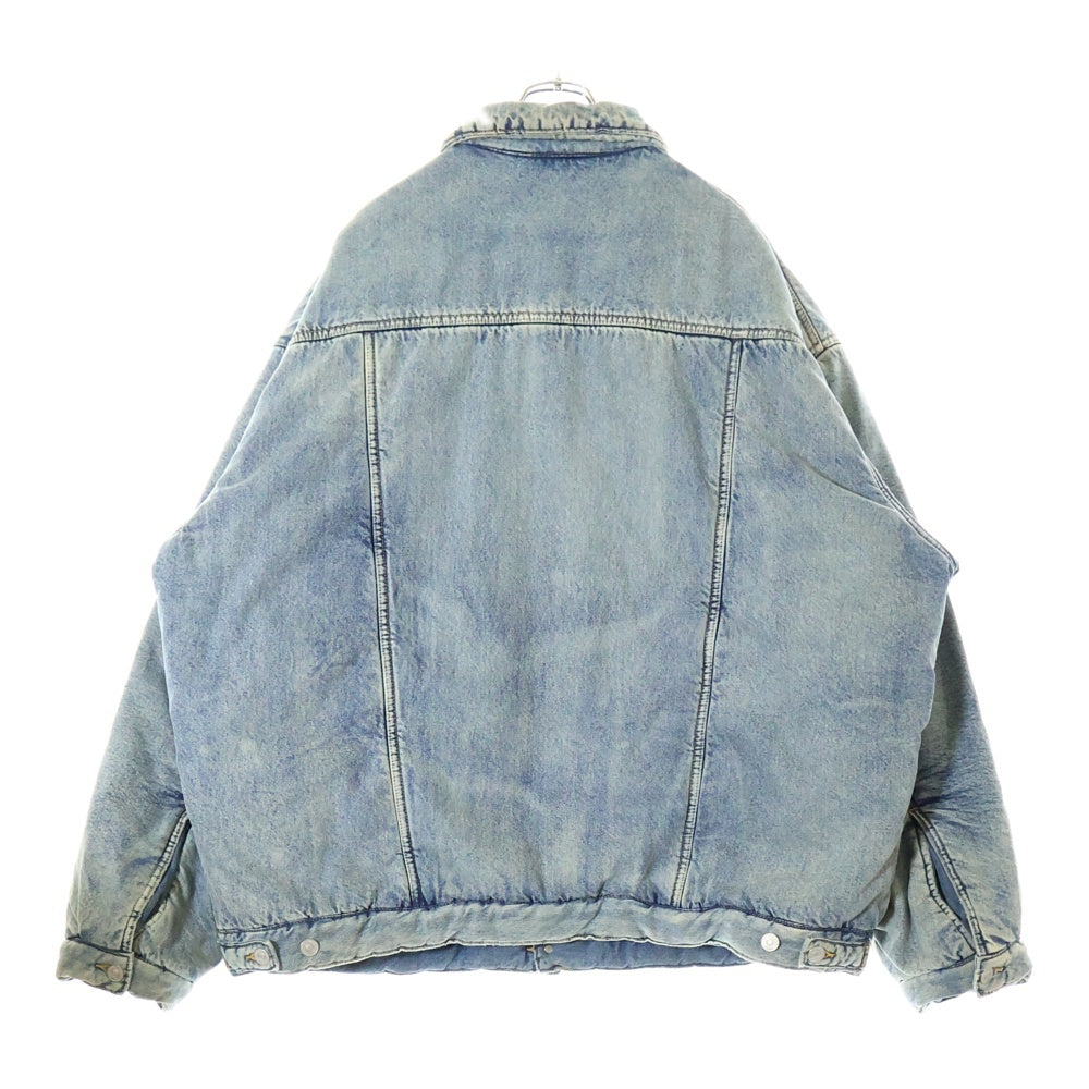 BALENCIAGA(バレンシアガ) 22AW オーバーサイズ パデッドデニムジャケット ブルー 681689 TJW92