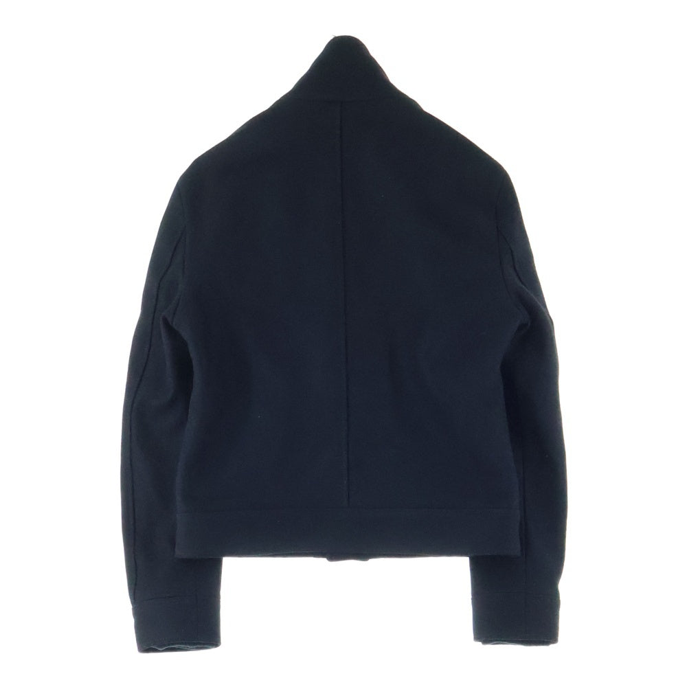 BALENCIAGA(バレンシアガ) ラップボタン ウールライダースブルゾン ジャケット ブラック 205057 TP814