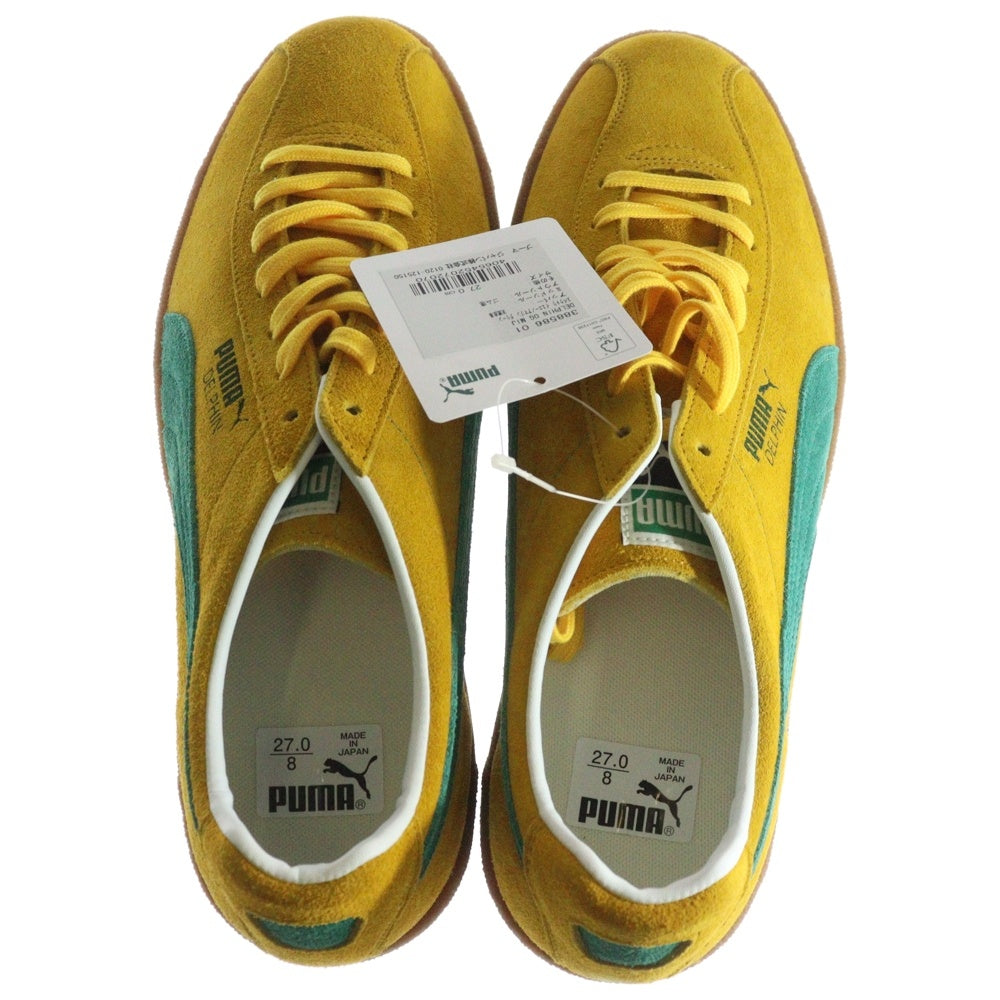 PUMA(プーマ) DELPHIN OG MIJ デルフィン スウェードレザー ローカットスニーカー イエロー US9/27cm 388586-01
