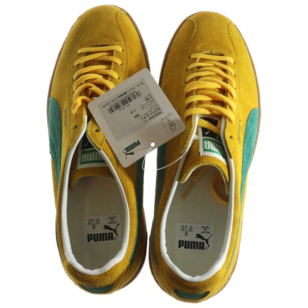 PUMA(プーマ) DELPHIN OG MIJ デルフィン スウェードレザー ローカットスニーカー イエロー US9/27cm 388586-01