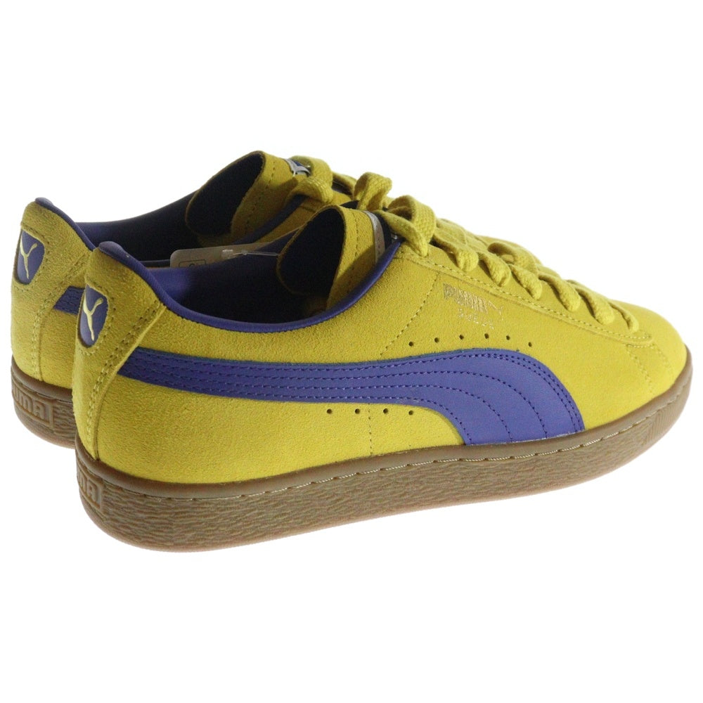 PUMA(プーマ) SUEDE TERRACE FRESH PEAR GUM スウェードレザー テラス フレッシュペアガム ローカットスニーカー イエロー/ブルー US8.5/26.5cm 396451-06