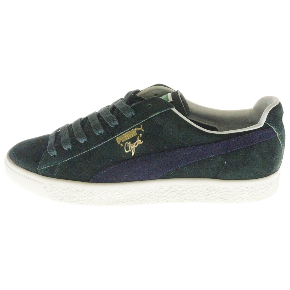 PUMA(プーマ) ×NOAH CLYDE MIJ ノア クライド スウェードレザー ローカットスニーカー グリーン US8/26cm 392477-02