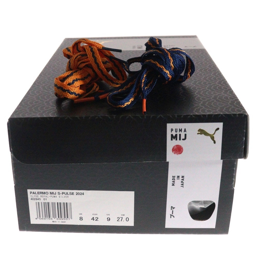 PUMA(プーマ) PALERMO MIJ S-PULSE SE 2024 パレルモ 清水エスパルズ J2優勝記念 ローカットスニーカー ネイビー US9/27cm 402845-01