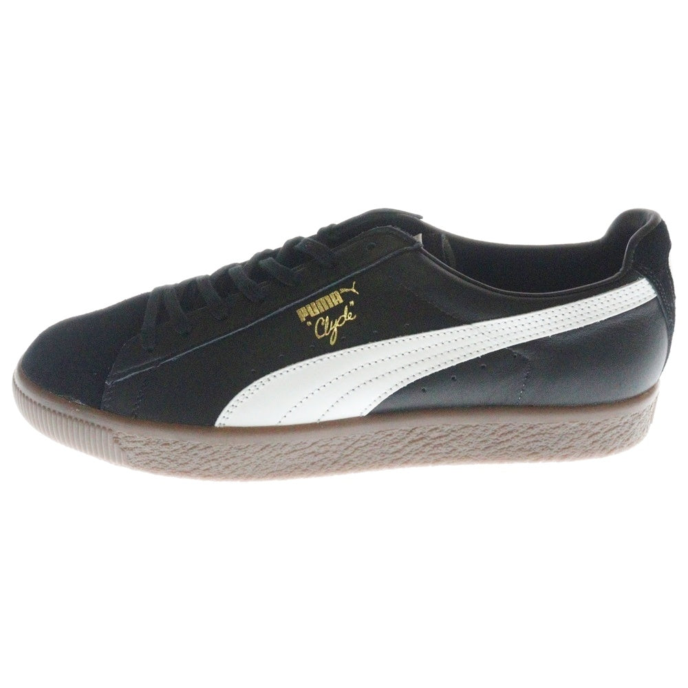 PUMA(プーマ) CLYDE MIJ GS クライド レザー ローカットスニーカー ブラック US8.5/26.5cm 397236-01