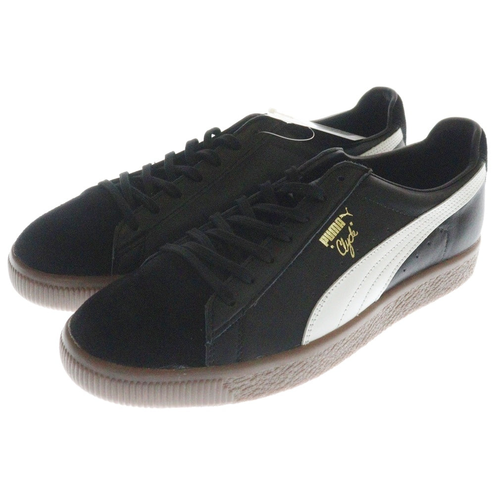 PUMA(プーマ) CLYDE MIJ GS クライド レザー ローカットスニーカー ブラック US8.5/26.5cm 397236-01