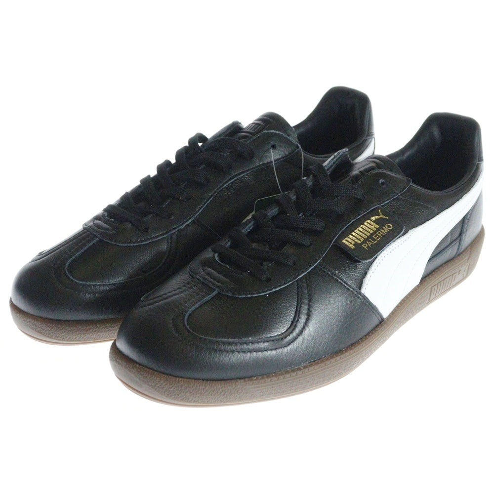 PUMA(プーマ) PALERMO LTH MIJ パレルモ レザー ローカットスニーカー ブラック US9/27cm 402384-01