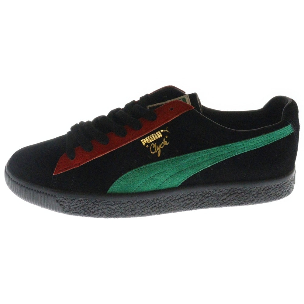 PUMA(プーマ) CLYDE MIJ RC GS クライド スウェードレザー ローカットスニーカー ブラック US8.5/26.5cm 394398-01