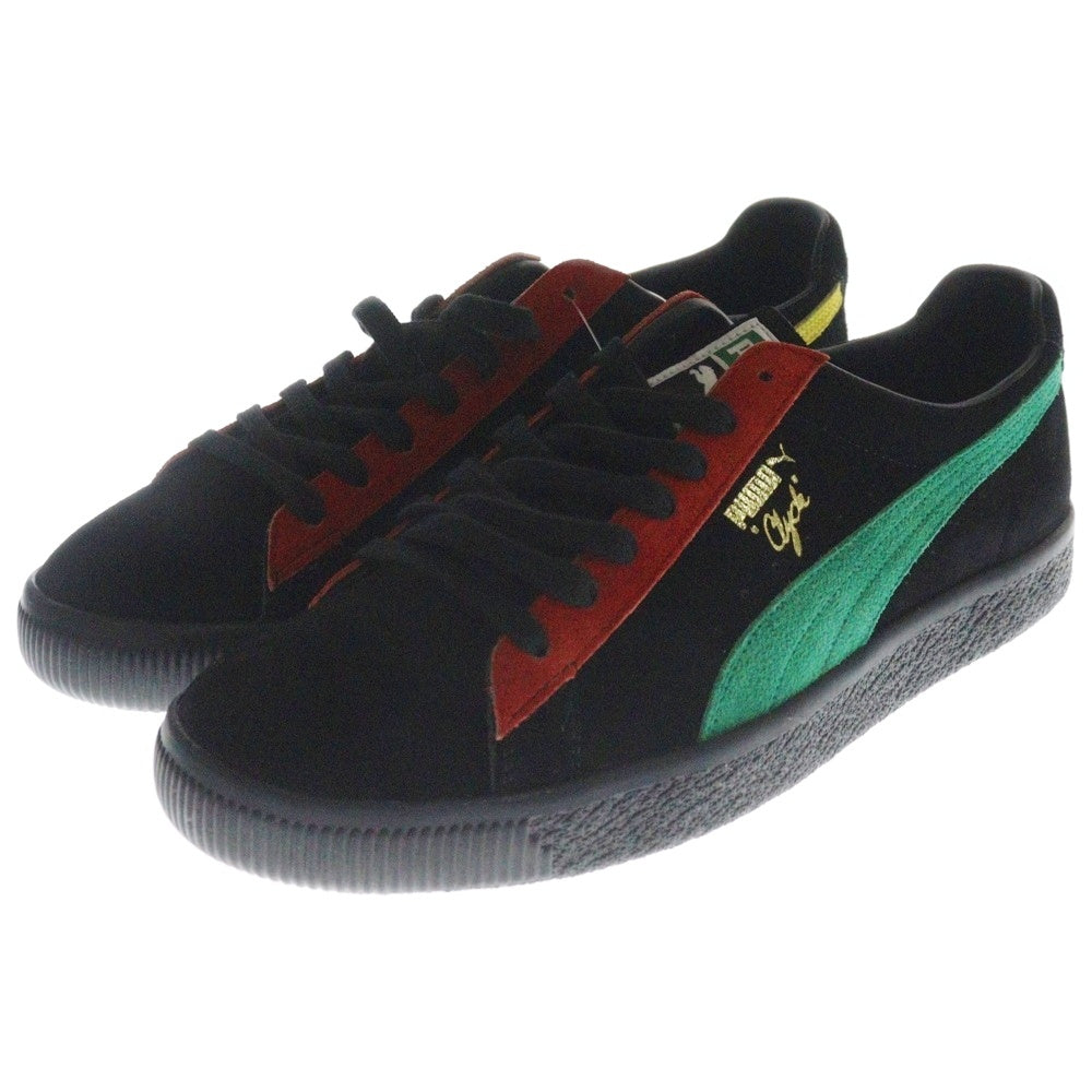 PUMA(プーマ) CLYDE MIJ RC GS クライド スウェードレザー ローカットスニーカー ブラック US8.5/26.5cm 394398-01