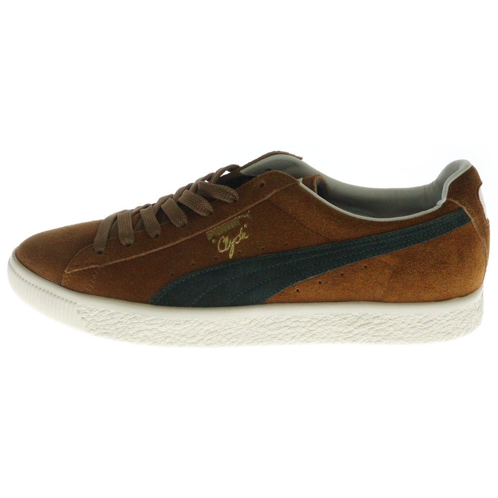 PUMA(プーマ) ×NOAH CLYDE MIJ ノア クライド スウェードレザー ローカットスニーカー ブラウン US8.5/26.5cm 392477-03