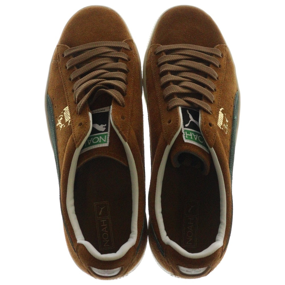 PUMA(プーマ) ×NOAH CLYDE MIJ ノア クライド スウェードレザー ローカットスニーカー ブラウン US8.5/26.5cm 392477-03