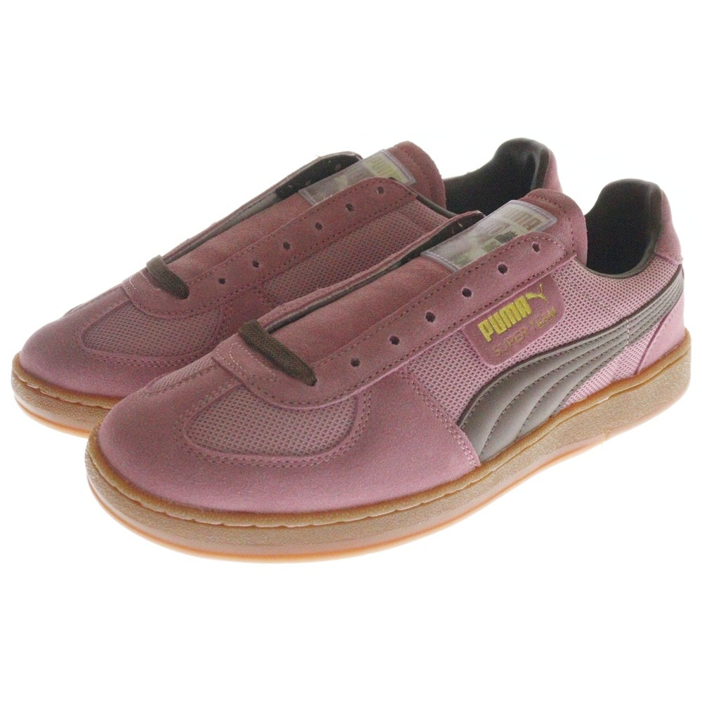 PUMA(プーマ) SUPER TEAM CURRENCY スーパーチーム スウェードレザー ローカットスニーカー ピンク US9/27cm 394530-01