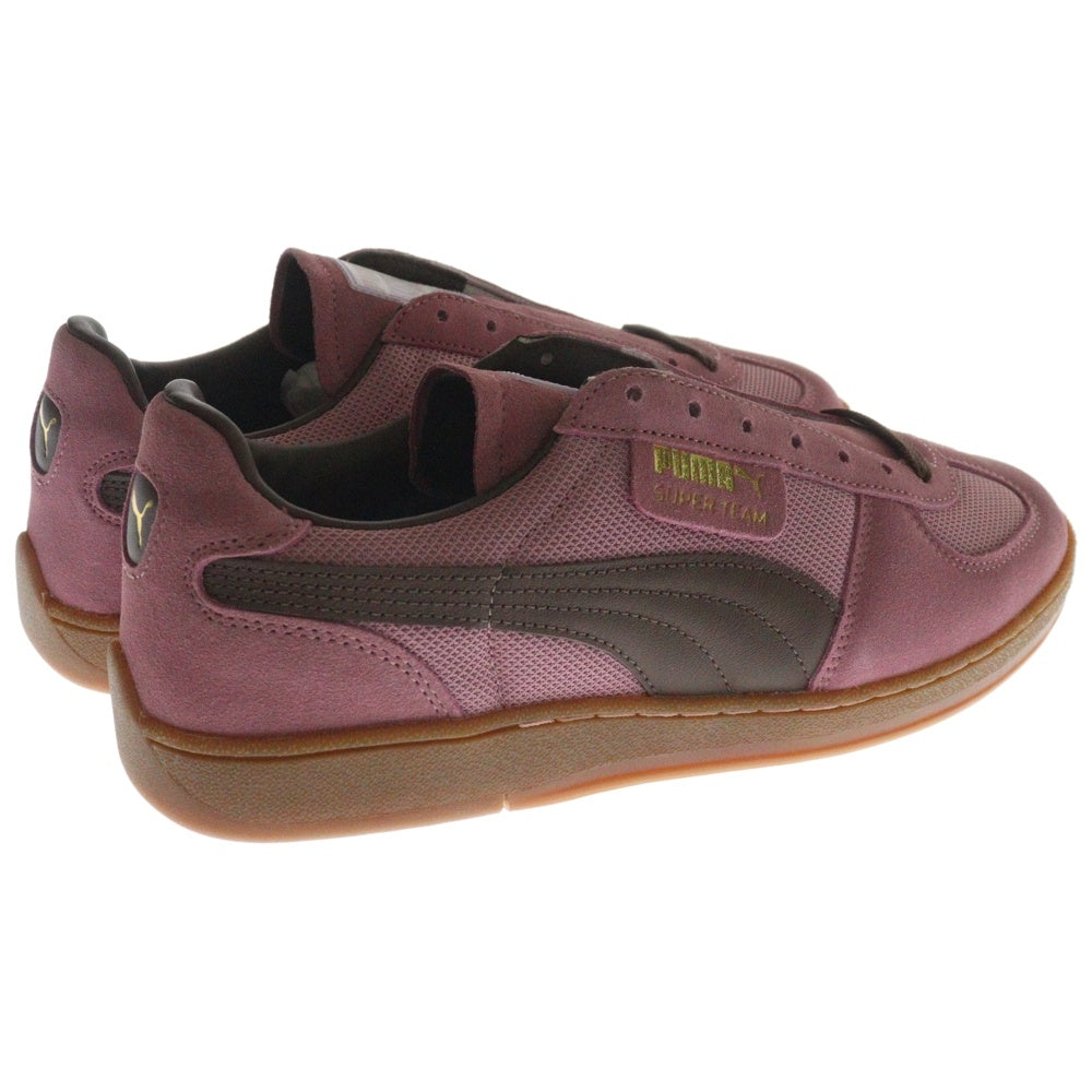 PUMA(プーマ) SUPER TEAM CURRENCY スーパーチーム スウェードレザー ローカットスニーカー ピンク US9/27cm 394530-01