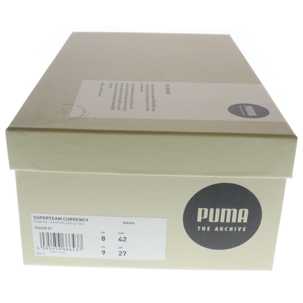 PUMA(プーマ) SUPER TEAM CURRENCY スーパーチーム スウェードレザー ローカットスニーカー ピンク US9/27cm 394530-01