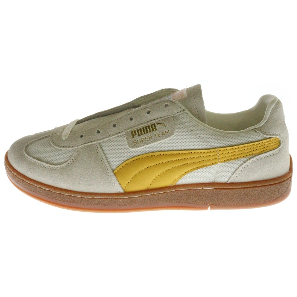 PUMA(プーマ) SUPER TEAM CURRENCY スーパーチーム スウェードレザー ローカットスニーカー ホワイト US9/27cm 394530-02