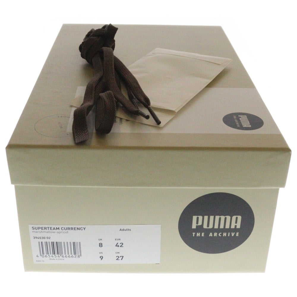 PUMA(プーマ) SUPER TEAM CURRENCY スーパーチーム スウェードレザー ローカットスニーカー ホワイト US9/27cm 394530-02
