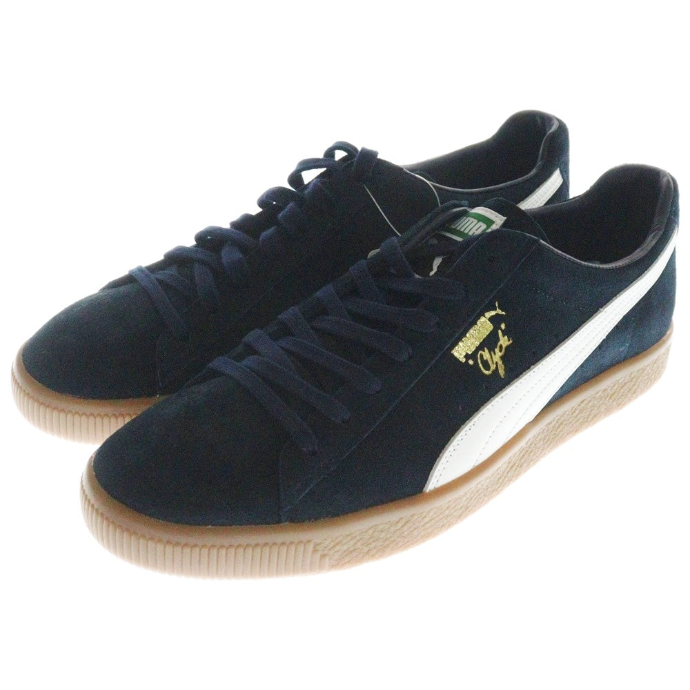 PUMA(プーマ) ×BILLYS CLYDE MIJ ビリーズ クライド レザー ローカットスニーカー ネイビー US9/27cm 395759-01