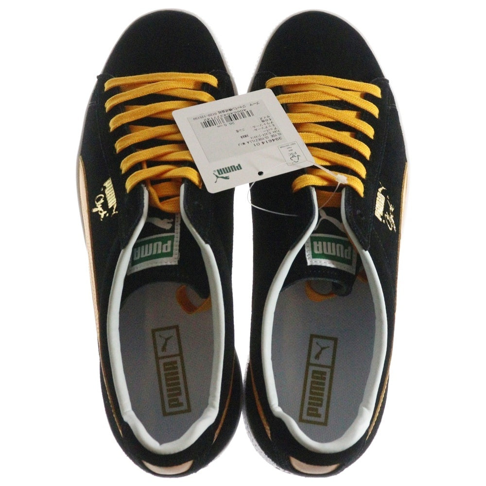 PUMA(プーマ) CLYDE CLYDEZILLA MIJ クライド クライドジラ スウェードレザー ローカットスニーカー ブラック US8.5/26.5cm 394614-01
