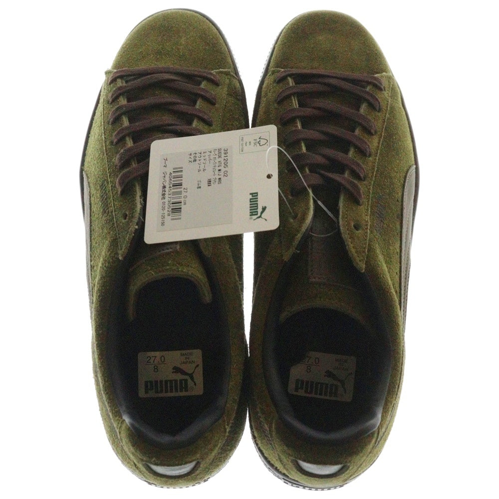 PUMA(プーマ) SUEDE VTG MIJ スエード ヴィンテージ ローカットスニーカー オリーブ US9.0/27.0cm 391205-02