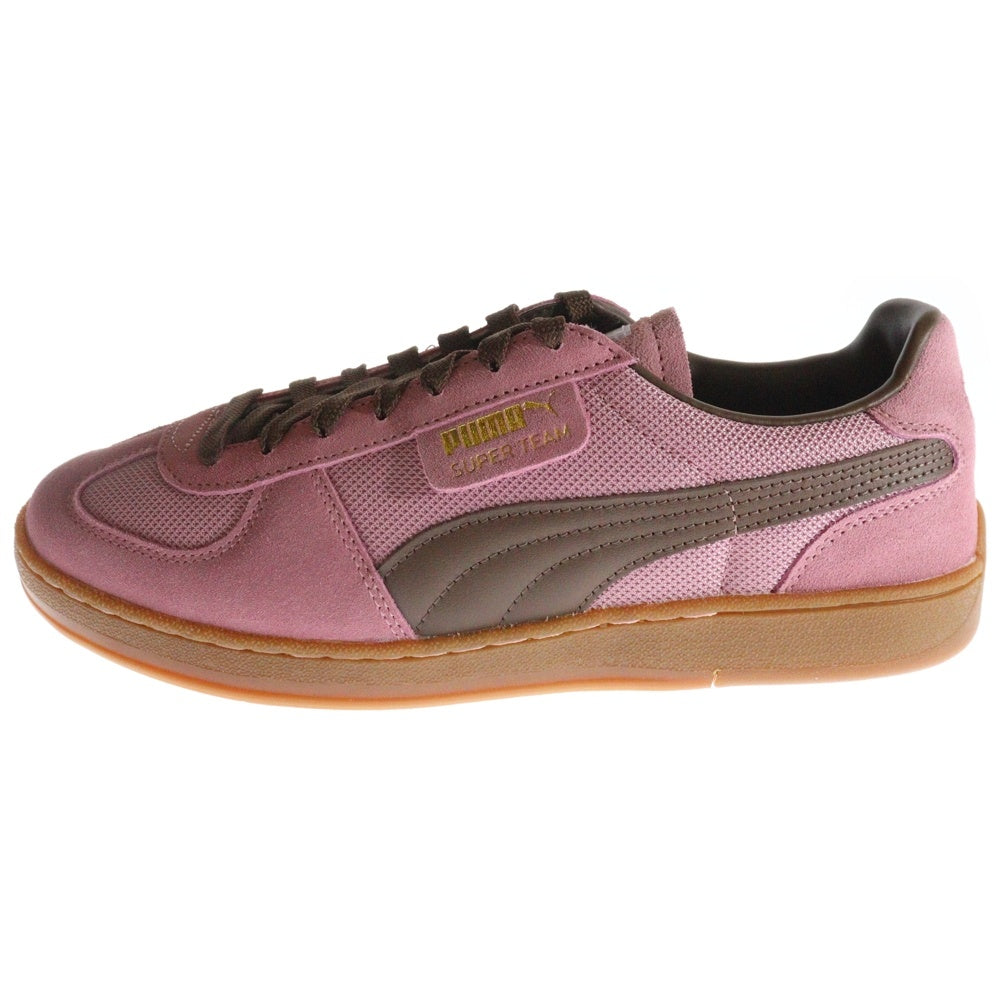 PUMA(プーマ) SUPER TEAM CURRENCY スーパーチーム スウェードレザー ローカットスニーカー ピンク US9/27cm 394530-01