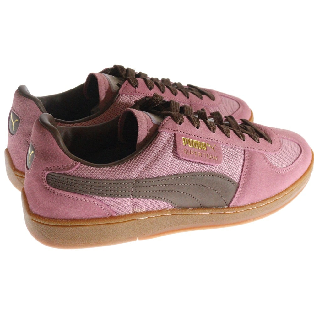 PUMA(プーマ) SUPER TEAM CURRENCY スーパーチーム スウェードレザー ローカットスニーカー ピンク US9/27cm 394530-01
