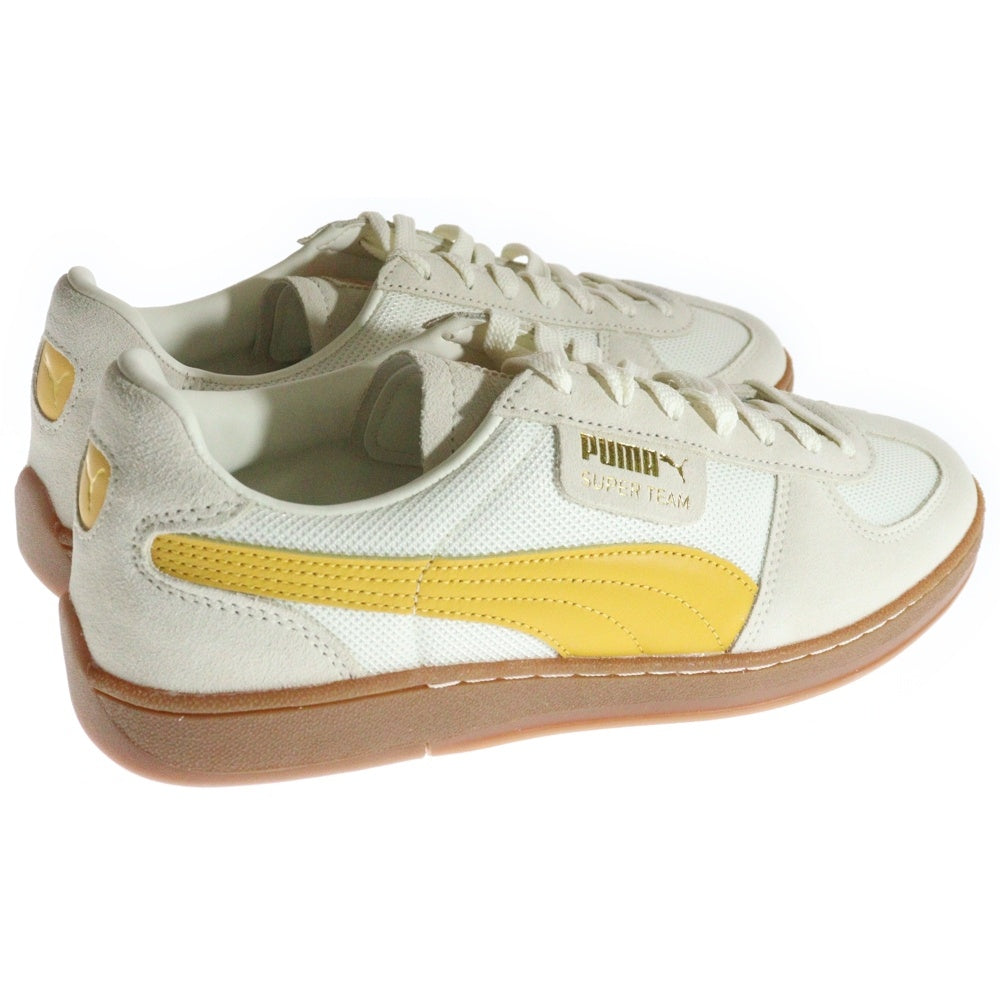 PUMA(プーマ) SUPER TEAM CURRENCY スーパーチーム スウェードレザー ローカットスニーカー ホワイト US9/27cm 394530-02