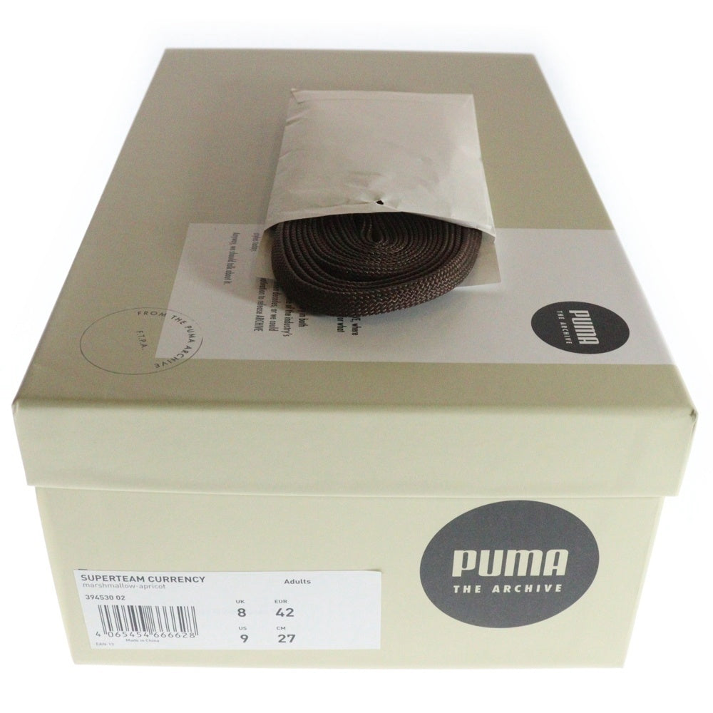 PUMA(プーマ) SUPER TEAM CURRENCY スーパーチーム スウェードレザー ローカットスニーカー ホワイト US9/27cm 394530-02