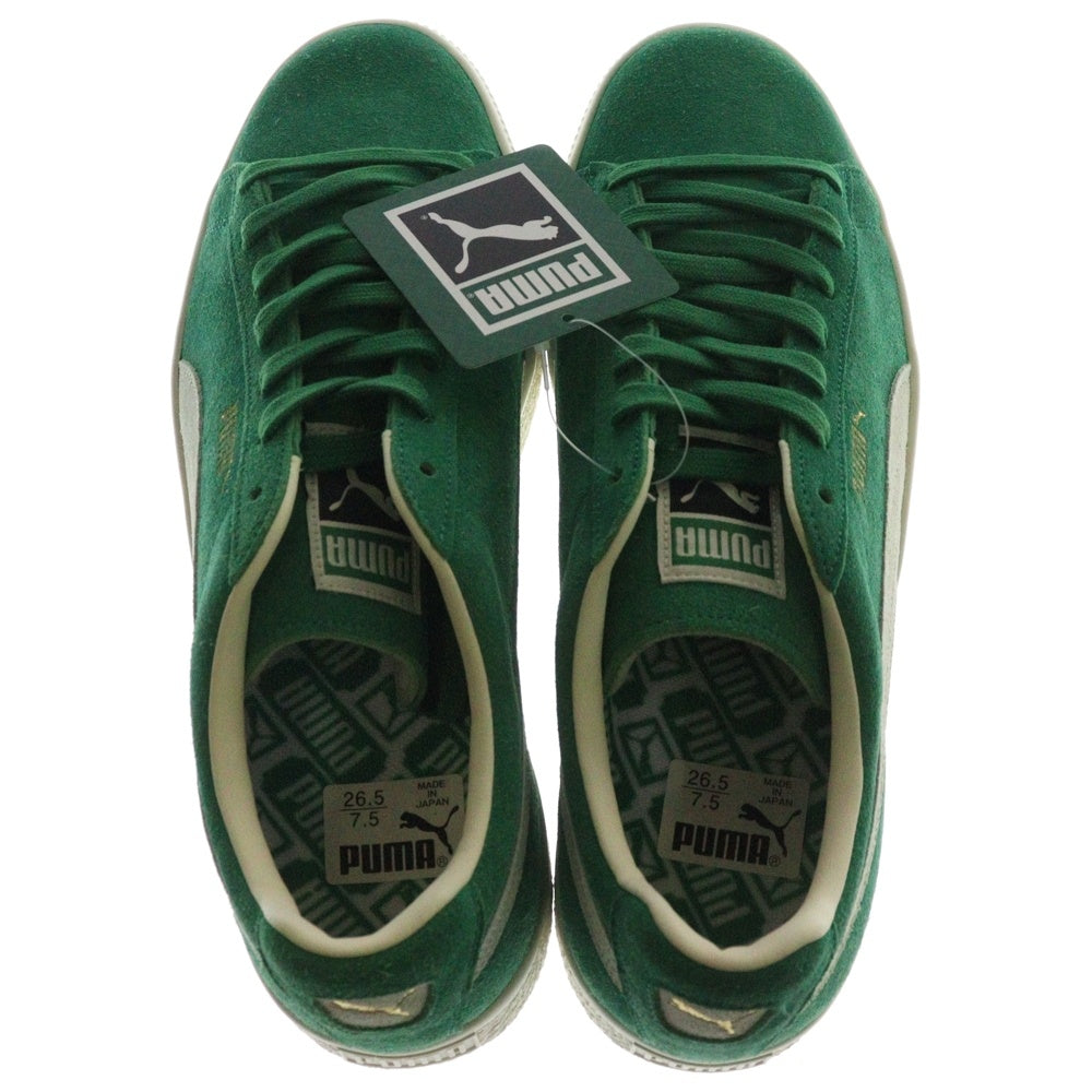 PUMA(プーマ) ×atoms SUEDE VTG AGED MIJ アトモス スウェード ヴィンテージ ローカットスニーカー グリーン US8.5/26.5cm 386309-03