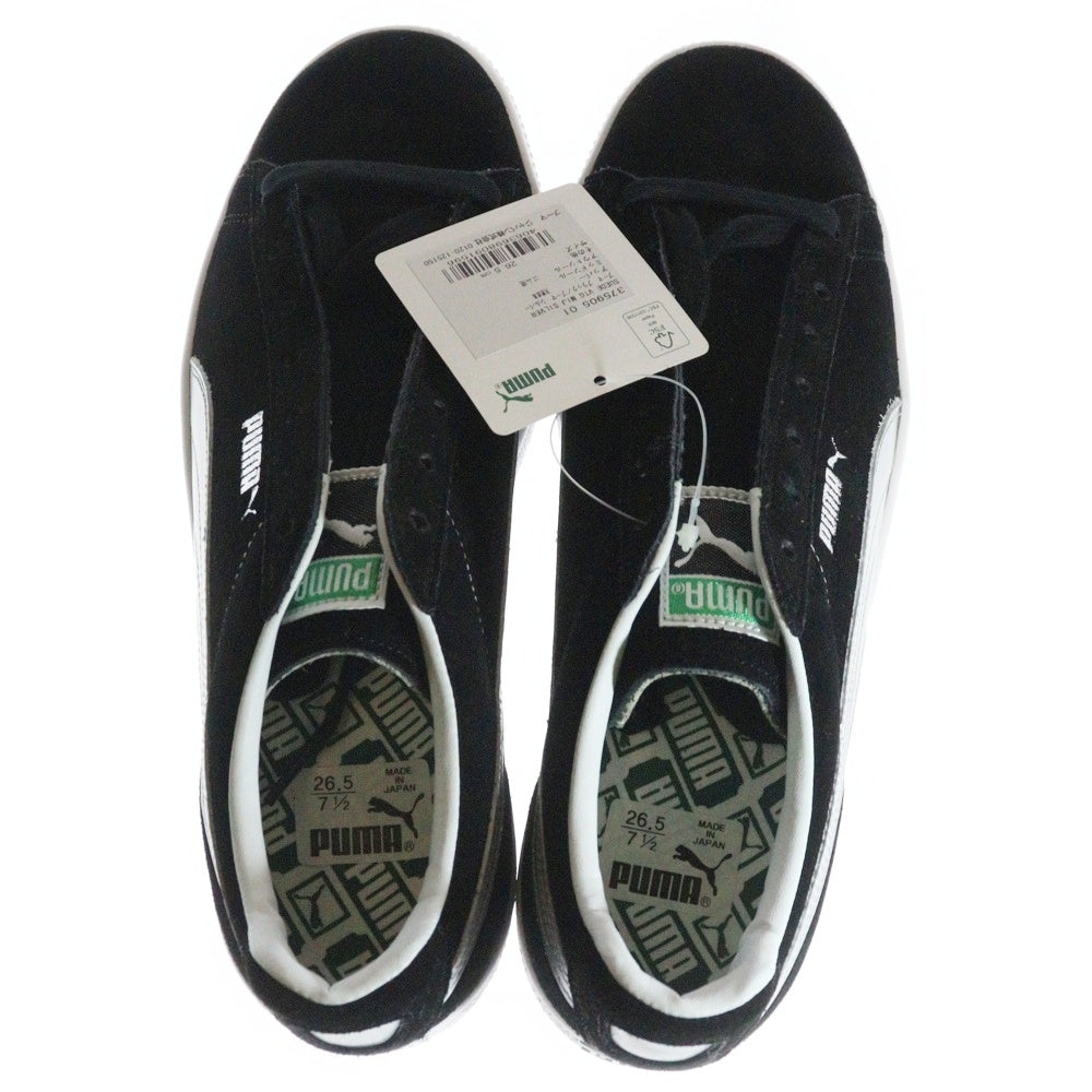 PUMA(プーマ) SUEDE VTG MIJ SILVER スウェードレザー ヴィンテージ ローカットスニーカー ブラック US8.5/26.5cm 375905-01