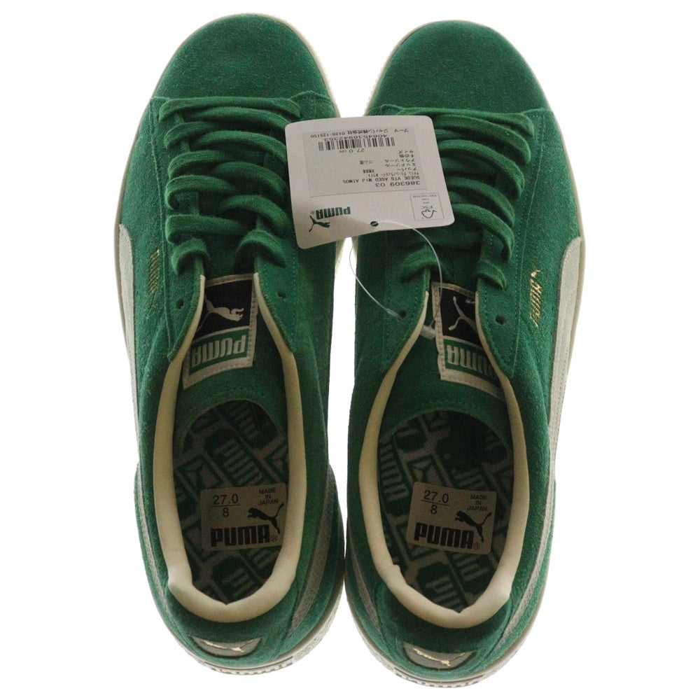 PUMA(プーマ) ×atoms SUEDE VTG AGED MIJ アトモス スウェード ヴィンテージ ローカットスニーカー グリーン US9/27cm 386309-03