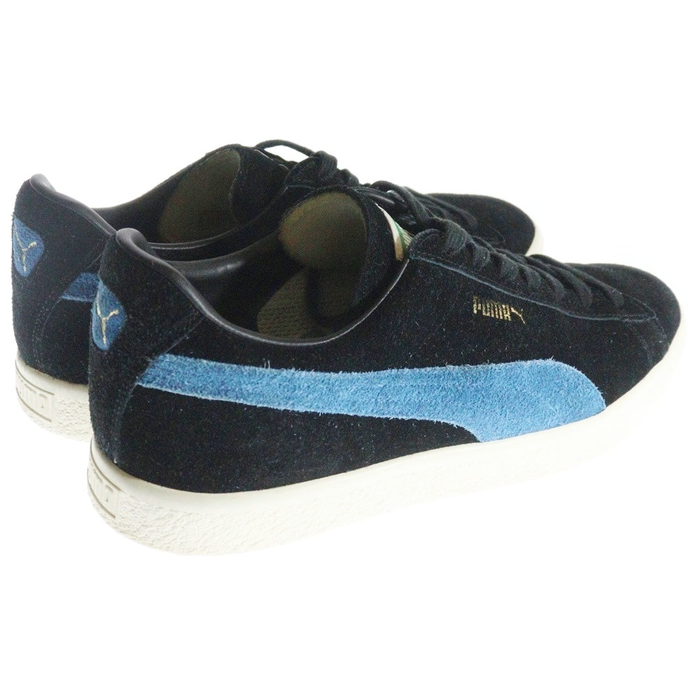 PUMA(プーマ) ×atoms SUEDE VTG AGED MIJ アトモス スウェード ヴィンテージ エイジド MIJ ローカットスニーカー ブラック/ブルー US9/27cm 386309-02