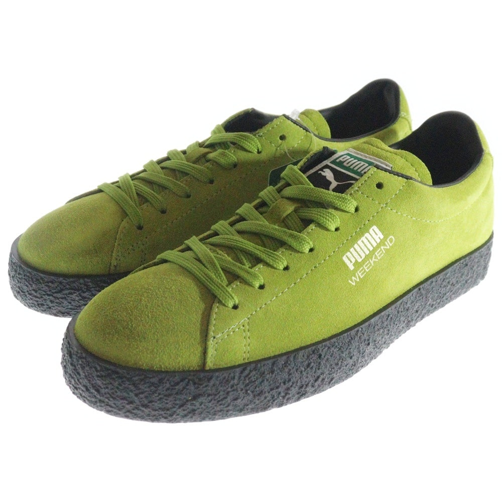 PUMA(プーマ) WEEKEND TART APPLE ウィークエンド スウェードレザー ローカットスニーカー グリーン US8.5/26.5cm 387251-01