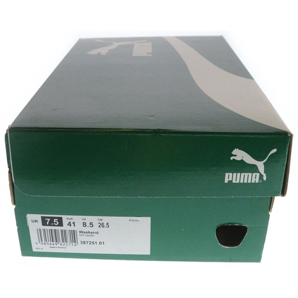 PUMA(プーマ) WEEKEND TART APPLE ウィークエンド スウェードレザー ローカットスニーカー グリーン US8.5/26.5cm 387251-01