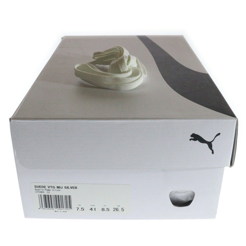 PUMA(プーマ) SUEDE VTG MIJ SILVER QUARRY スウェードレザー ヴィンテージ ローカットスニーカー クォーリー グレー US8.5/26.5cm 375905-02